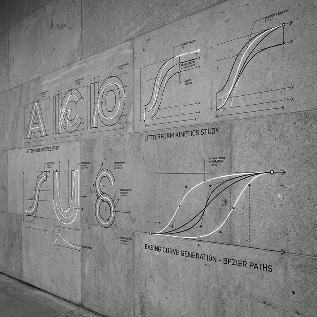 Kinetic Typography: The Mathematics of Motion