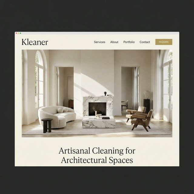 Kleaner booking interface