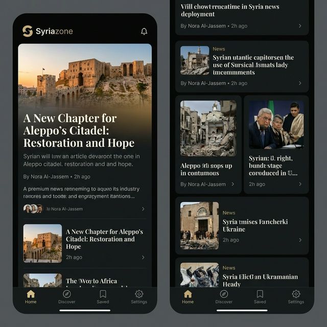 Syriazone mobile experience